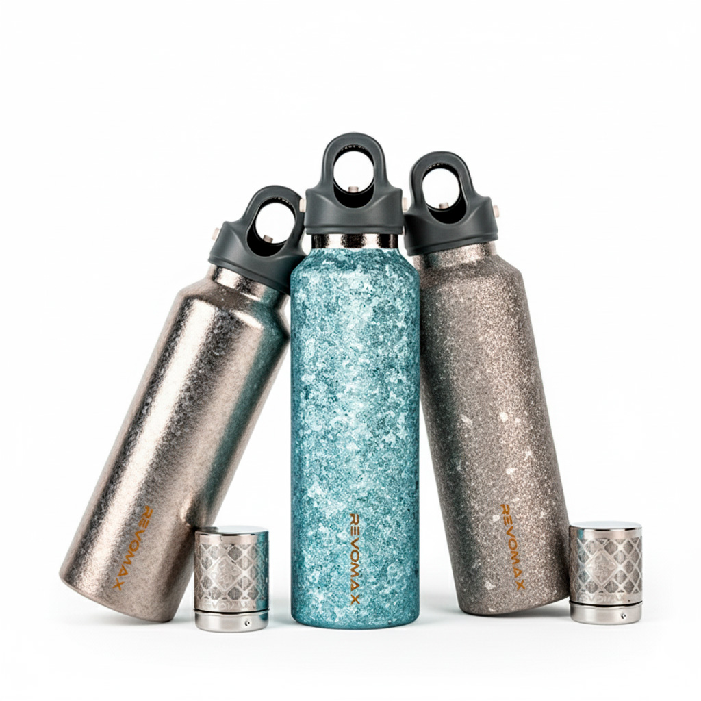 Revomax TA1 Pure Titanium Water Bottle with Magnetic Tea Infuser